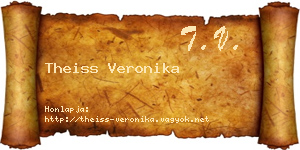 Theiss Veronika névjegykártya